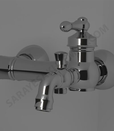 شیر حمام آیریس رنگ کروم