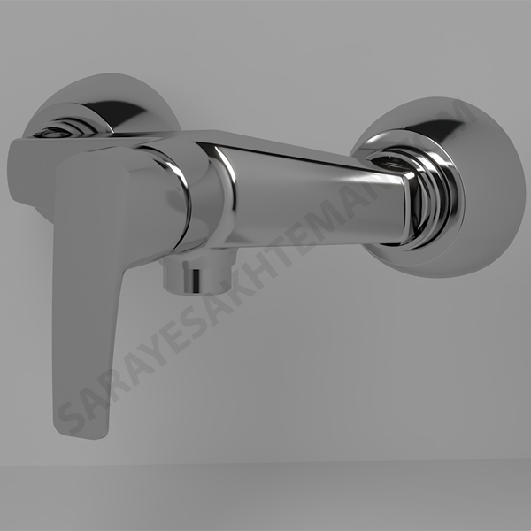 شیرالات شیر توالت مدل یاس برند ابرش کروم شیرالات شیر توالت مدل یاس برند ابرش کروم براق