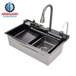سینک پیانویی 5 کلید گلکسی galaxy sink سینک پیانویی ارزان و لوکس و لاکچری رنگ دودی